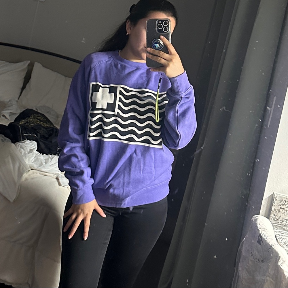 Pink dolphin crew neck